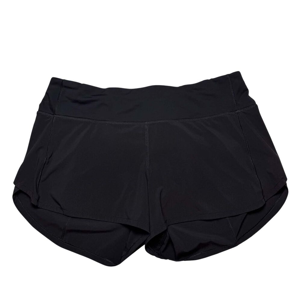 Lululemon Speed Up Short Mid Rise 4"Black - Picture 2 of 8